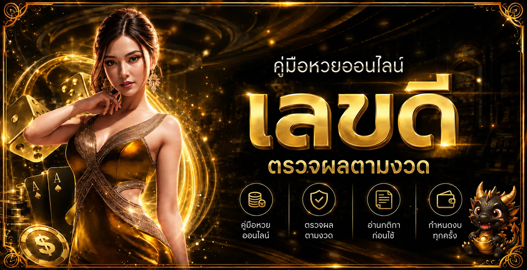 ภาพแนะนำเลขดีและหมวดเว็บหวยออนไลน์